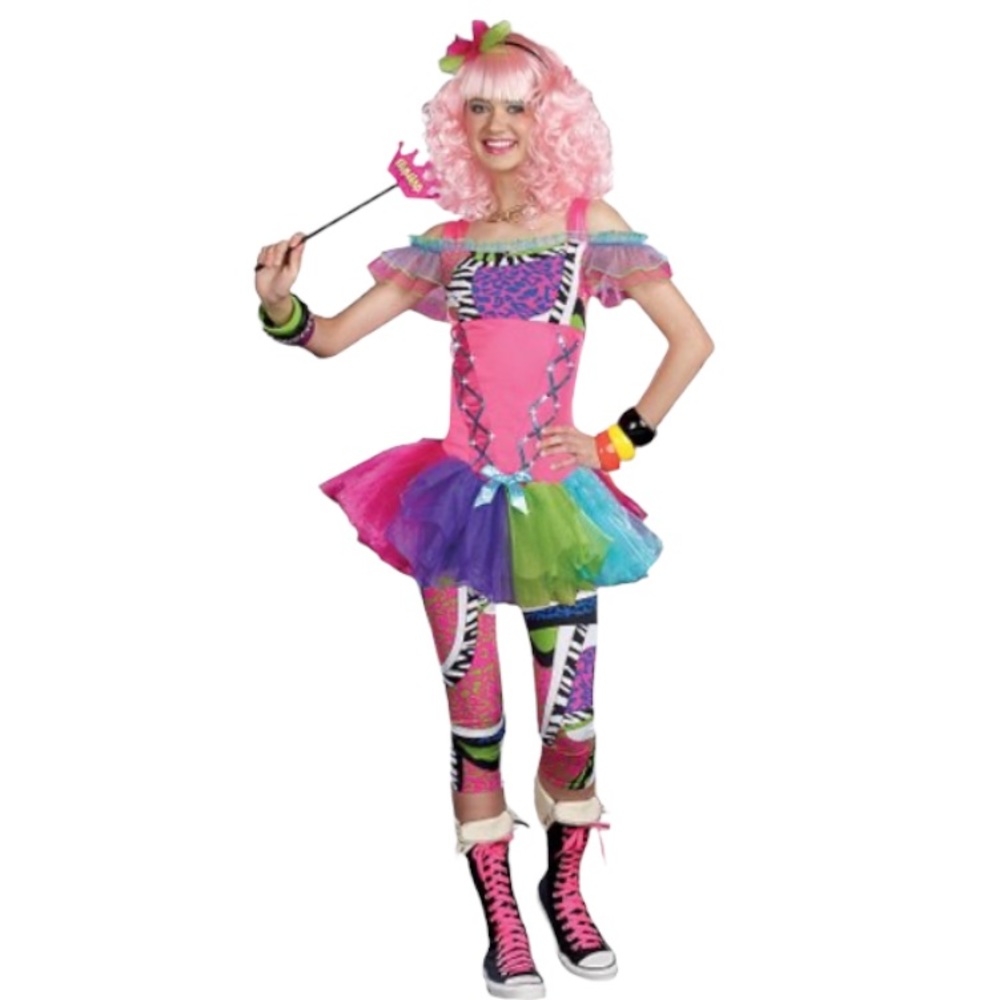 Dreamgirl Neon Pink Punk Rock Hip Hop Princess - Picture 1 of 4
